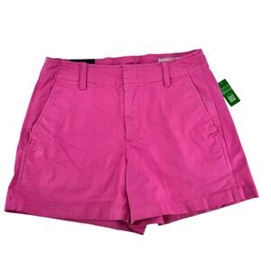 Gap Womens Downtown Shorts Indie Pink Mid Rise 4 Inch Inseam Size 6 NWT